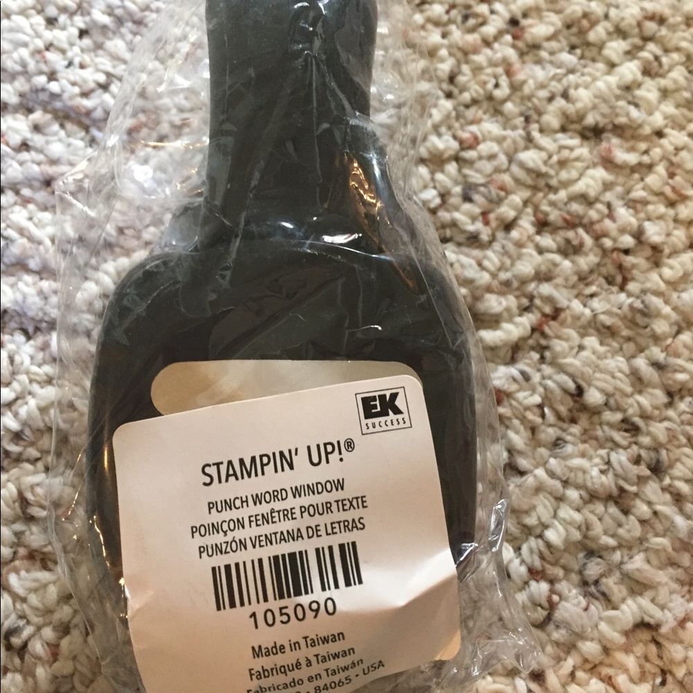 Stampin Up Punch word window